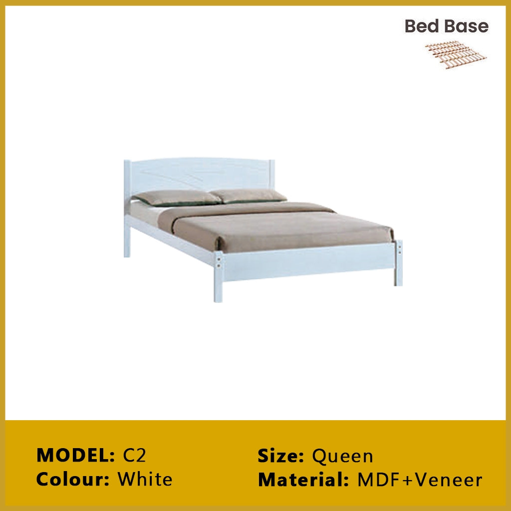 Britton Wooden Bedframe Collection Solid Wood - Queen Size with Mattress Option