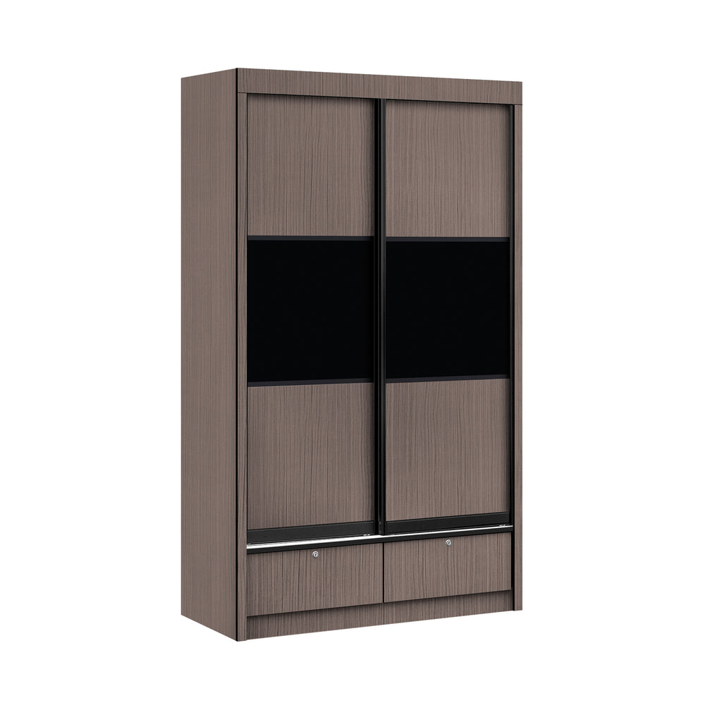 Frankfurt Series 4FT 2-Door Sliding Door Wardrobe in 50 Models Available