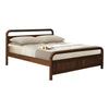 Kairo Queen/King Solid Rubberwood Bed Frame w/ Underbed Space in Capuccino