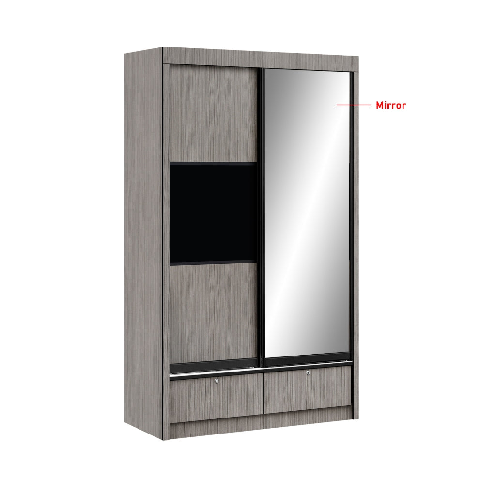 Frankfurt Series 4FT 2-Door Sliding Door Wardrobe in 50 Models Available