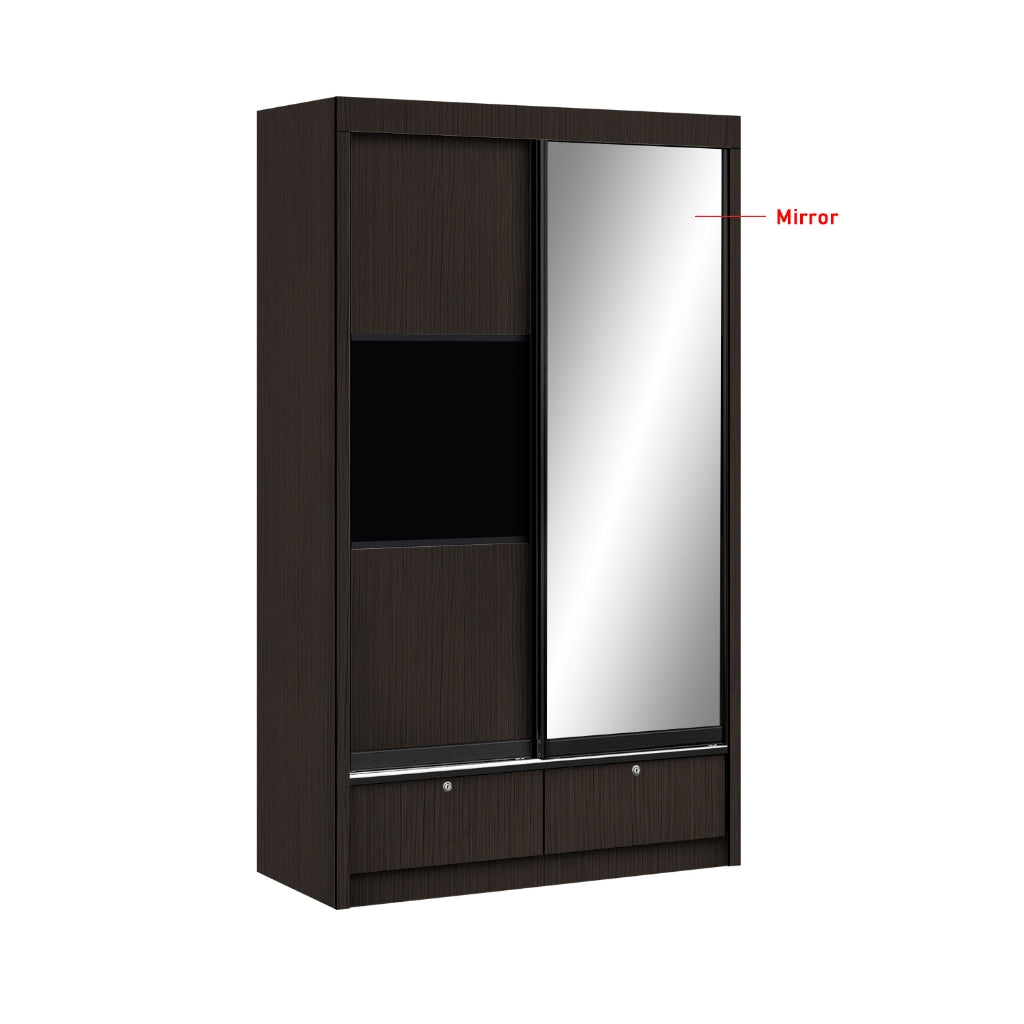 Frankfurt Series 4FT 2-Door Sliding Door Wardrobe in 50 Models Available