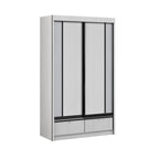 Frankfurt Series 4FT 2-Door Sliding Door Wardrobe in 50 Models Available