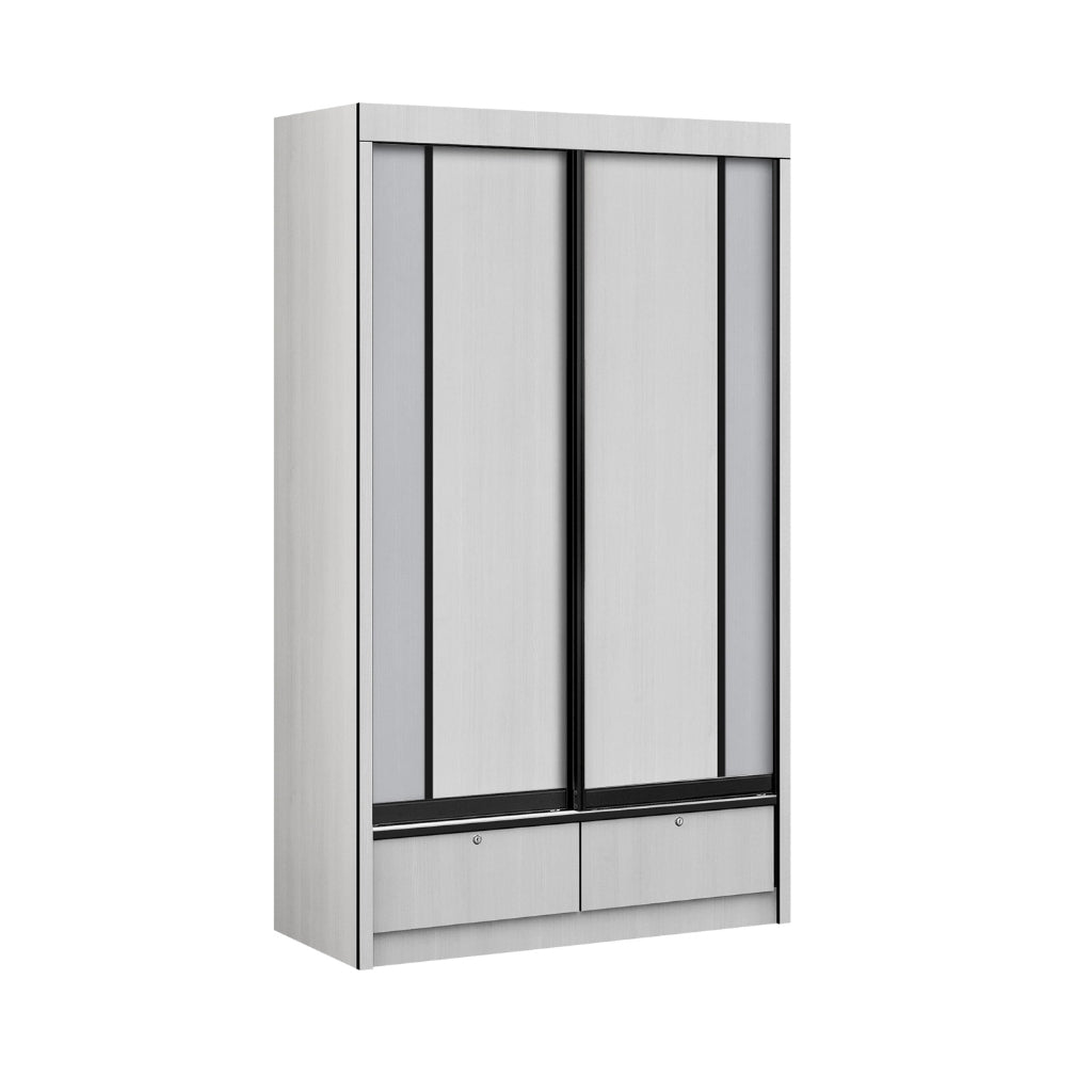 Frankfurt Series 4FT 2-Door Sliding Door Wardrobe in 50 Models Available
