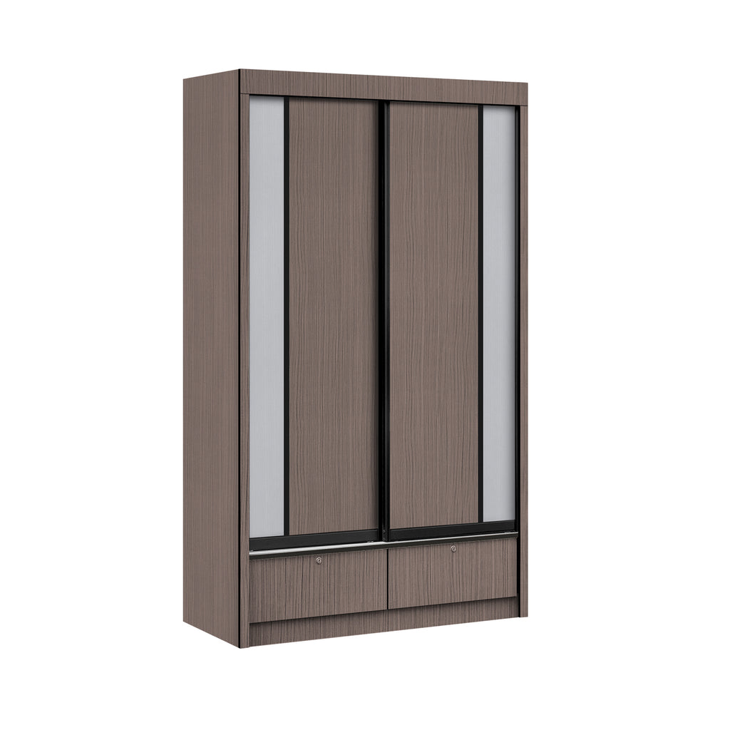 Frankfurt Series 4FT 2-Door Sliding Door Wardrobe in 50 Models Available