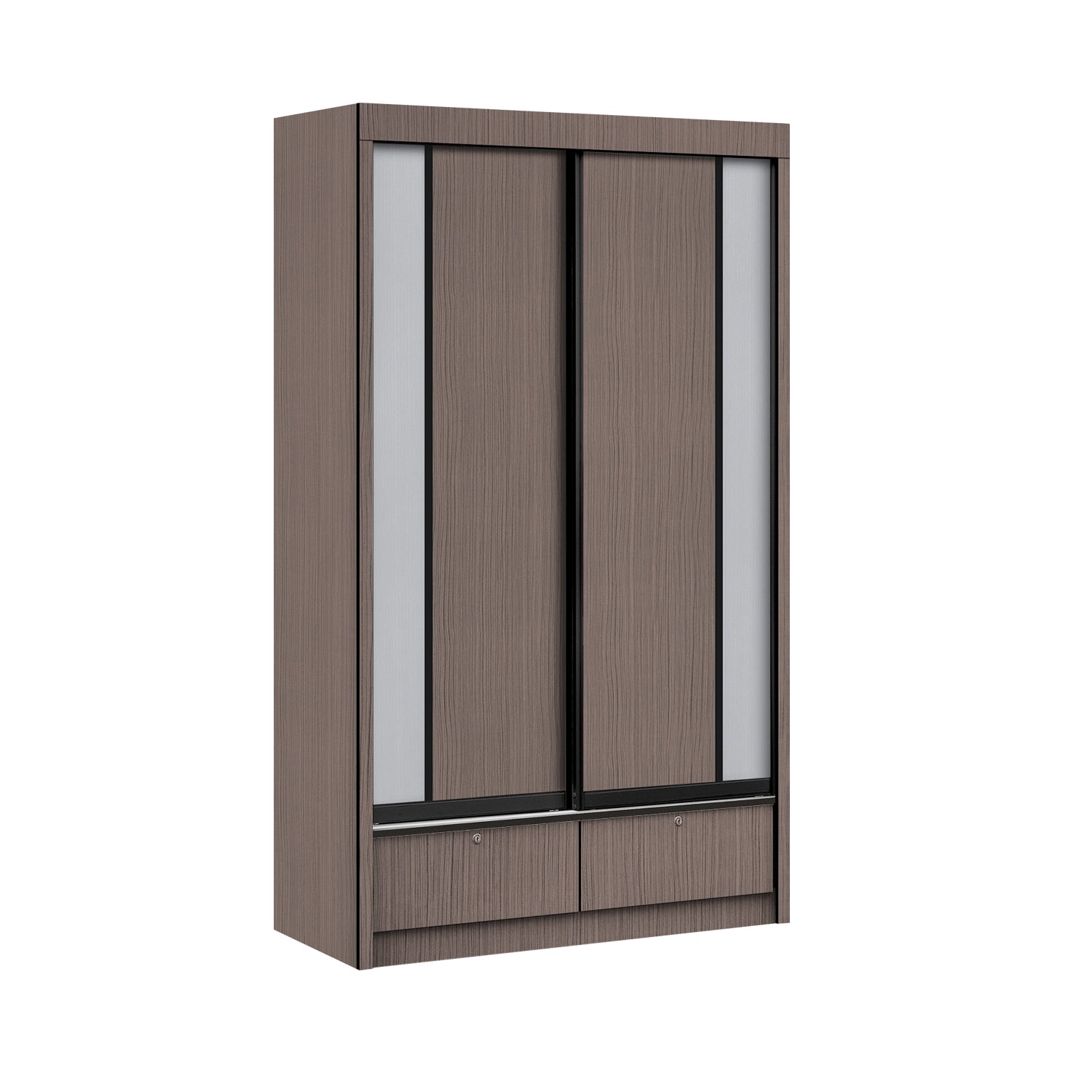 Frankfurt Series 4FT 2-Door Sliding Door Wardrobe in 50 Models Available