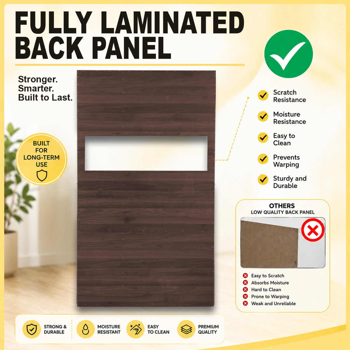 Ponio Series A Kitchen Cabinet CARB-P2 Certified Board with Drawers and Top Cabinet in 4 Colours