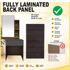 Ritch CARB-P2 Certified Board Dressing Table With Free Stool Gliding Drawer In 6 Colours