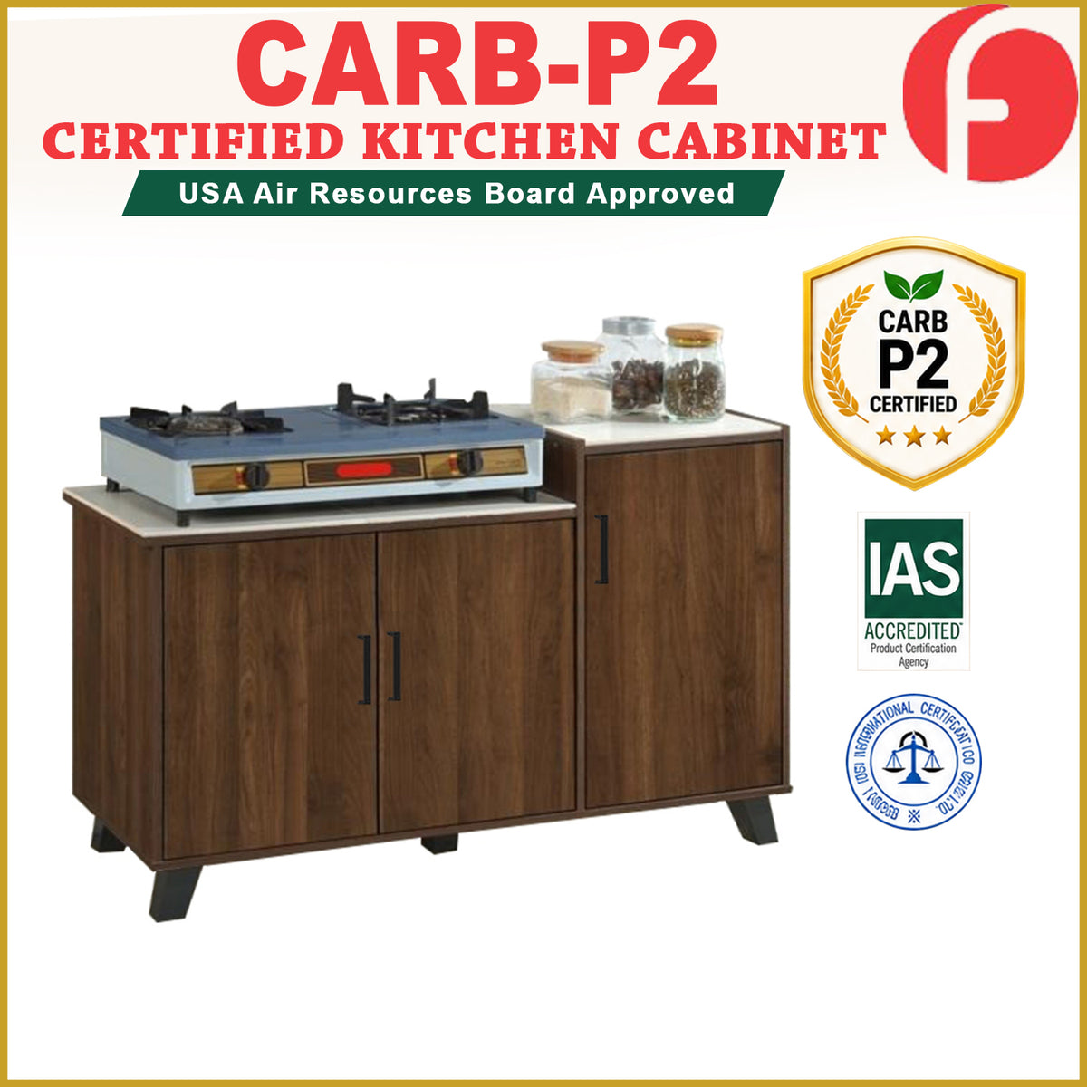 Eki Series 9 CARB-P2 Certified Board Kitchen Cabinet
