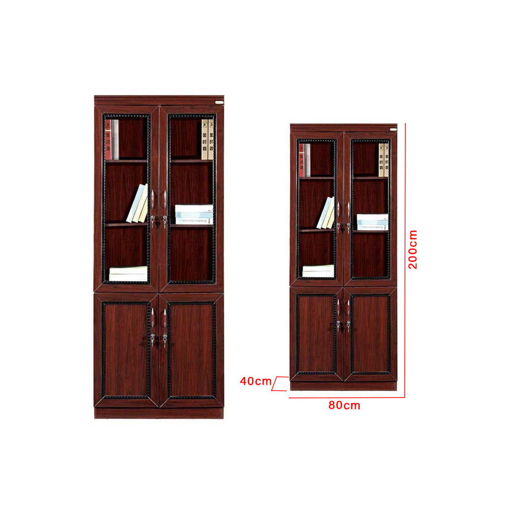 Rutna Series 3 Book Shelf in Maroon