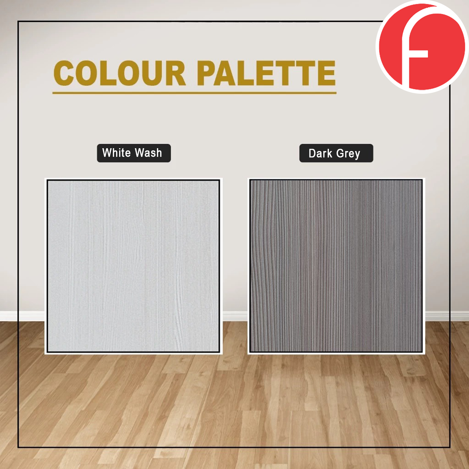 Hans Series 4FT/5FT 2-Door Sliding Door Wardrobe in White Wash or Dark Grey