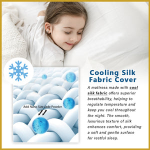 Honey Prime Silk 10" 7-Zone Pocket Spring Mattress FREE PILLOW -All Sizes