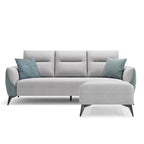 Saffy Fabric 3-Seater / 4-Seater Sofa with Ottoman w/ Pet-Friendly Option