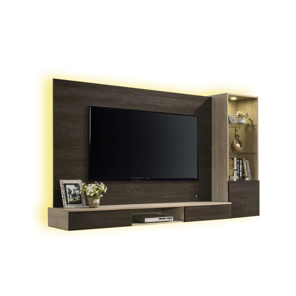 Dew Series Living Room TV Console with LED Backlight in 7 Design