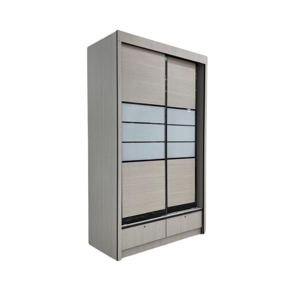 Vitta Series 3 4 Ft. Sliding Door Wardrobe - Model C