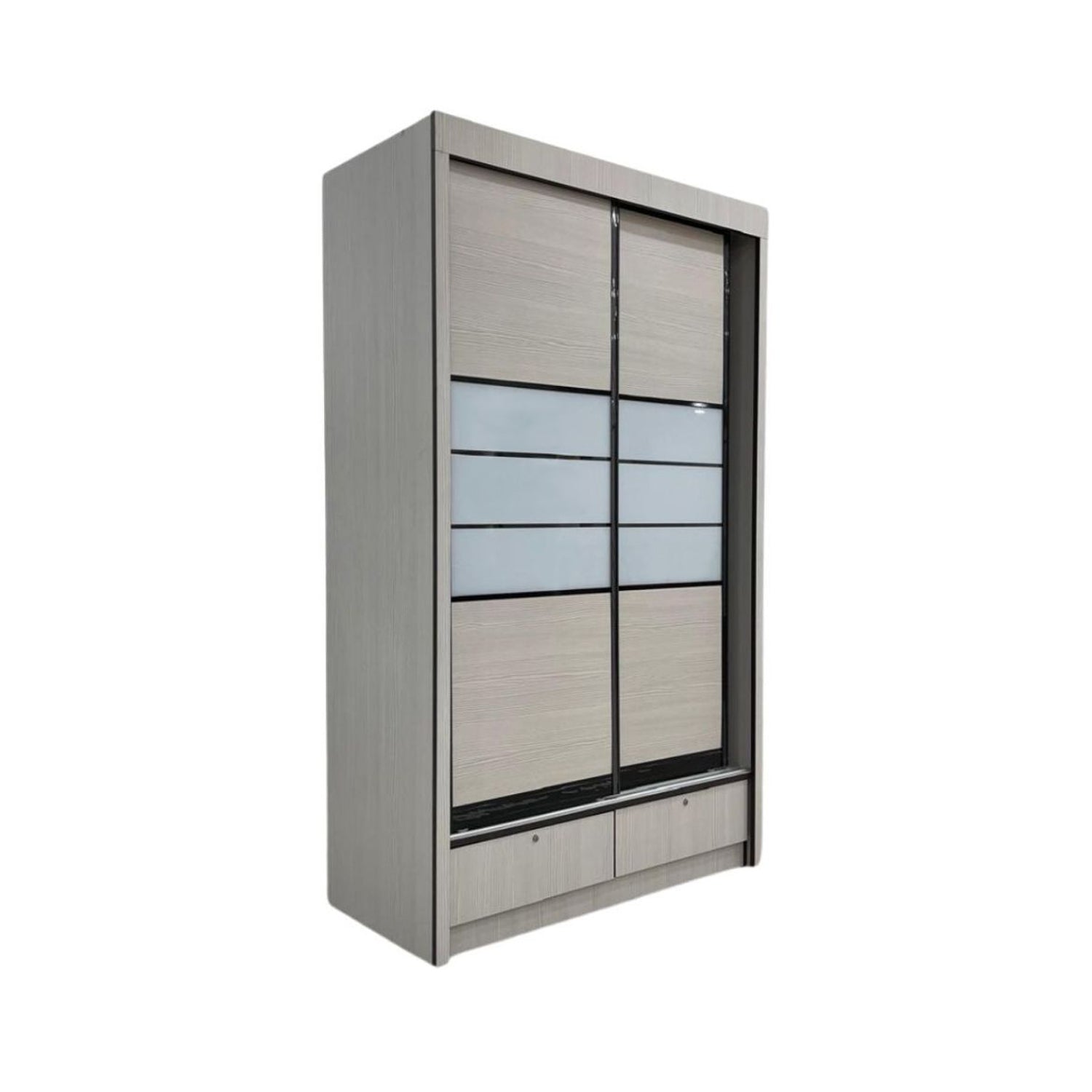 Vitta Series 3 4 Ft. Sliding Door Wardrobe - Model C