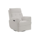 Relazo Single Electric Swivel Recliner Sofa w/ USB Type-C Charging Port PetFriendly (Model C)