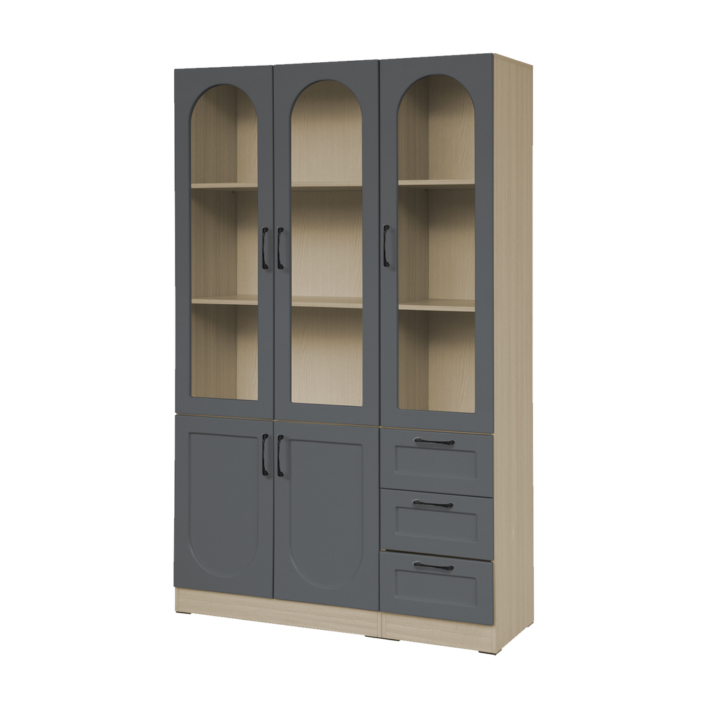 Judy Series Open Shelves Display Cabinet Bookshelf Storage in 3 Colours