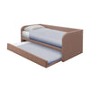 Joash Model C Daybed with Trundle with Mattress - Pet-Friendly Option - 56 Colours