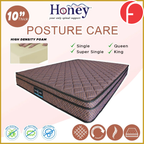 Honey Posture Care 10" High Density Foam Mattress - All Sizes Available