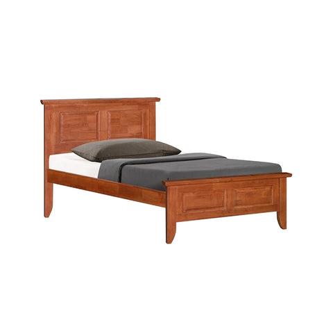 Image of Rhina Solid Rubberwood Bed Frame w/ Underbed Space - All Size With Mattress Option