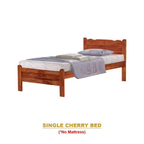 Image of Belle Pull-Out Bed Single Solid Rubberwood Bed Frame w/ Mattress Option