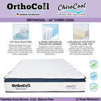 OrthoCoil 12"/14"/16" Depth Storage Bed Base Pet Friendly Scratch-Resistant Fabric - With Mattress Add-On