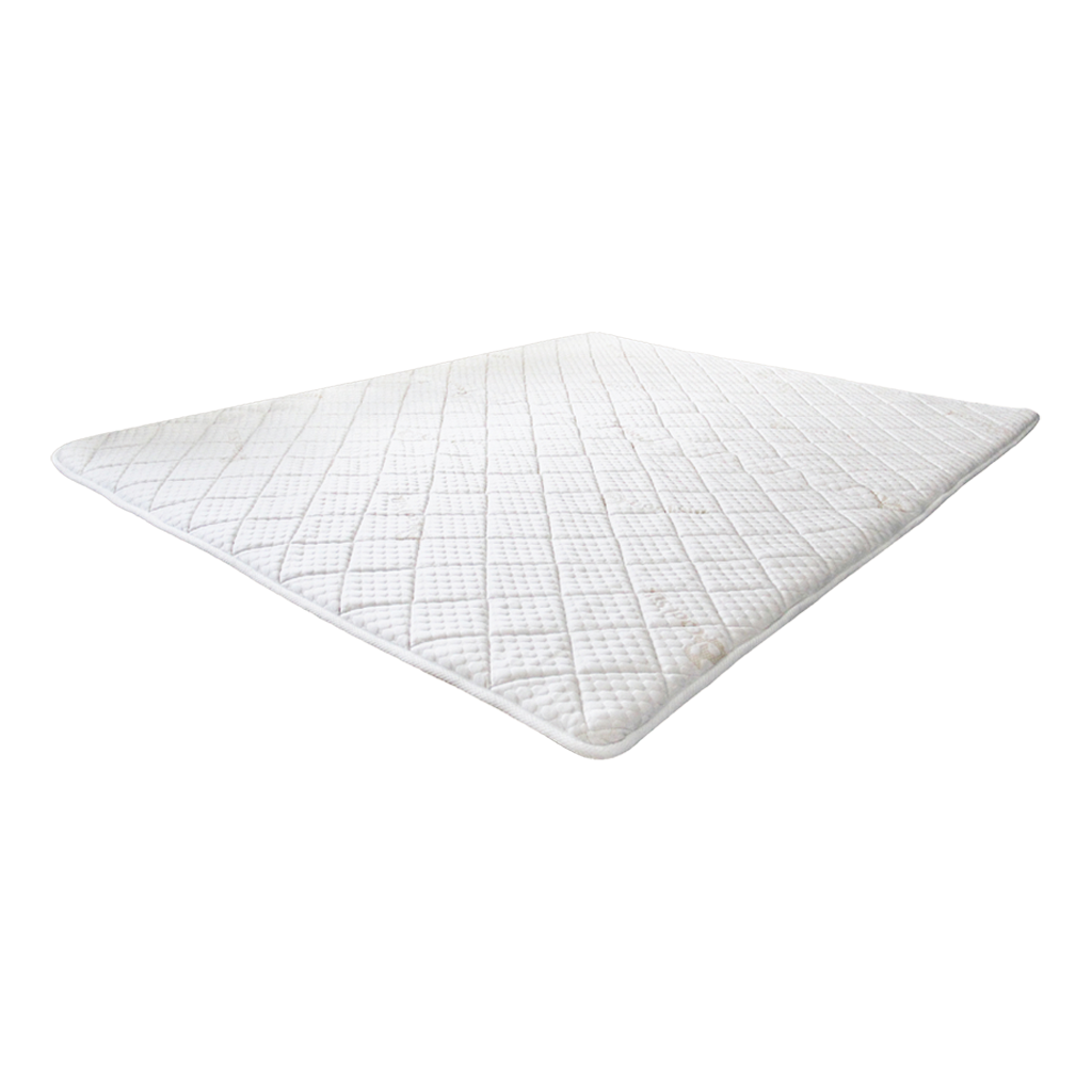 Honey Coconut Fibre Mattress Topper 1" Cooling Silk Fabric - All Sizes Available