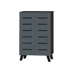 LUNA CARB-P2 Certified 2 Doors Shoe Cabinet with Air Ventilation Shoe Rack in 2 Colours