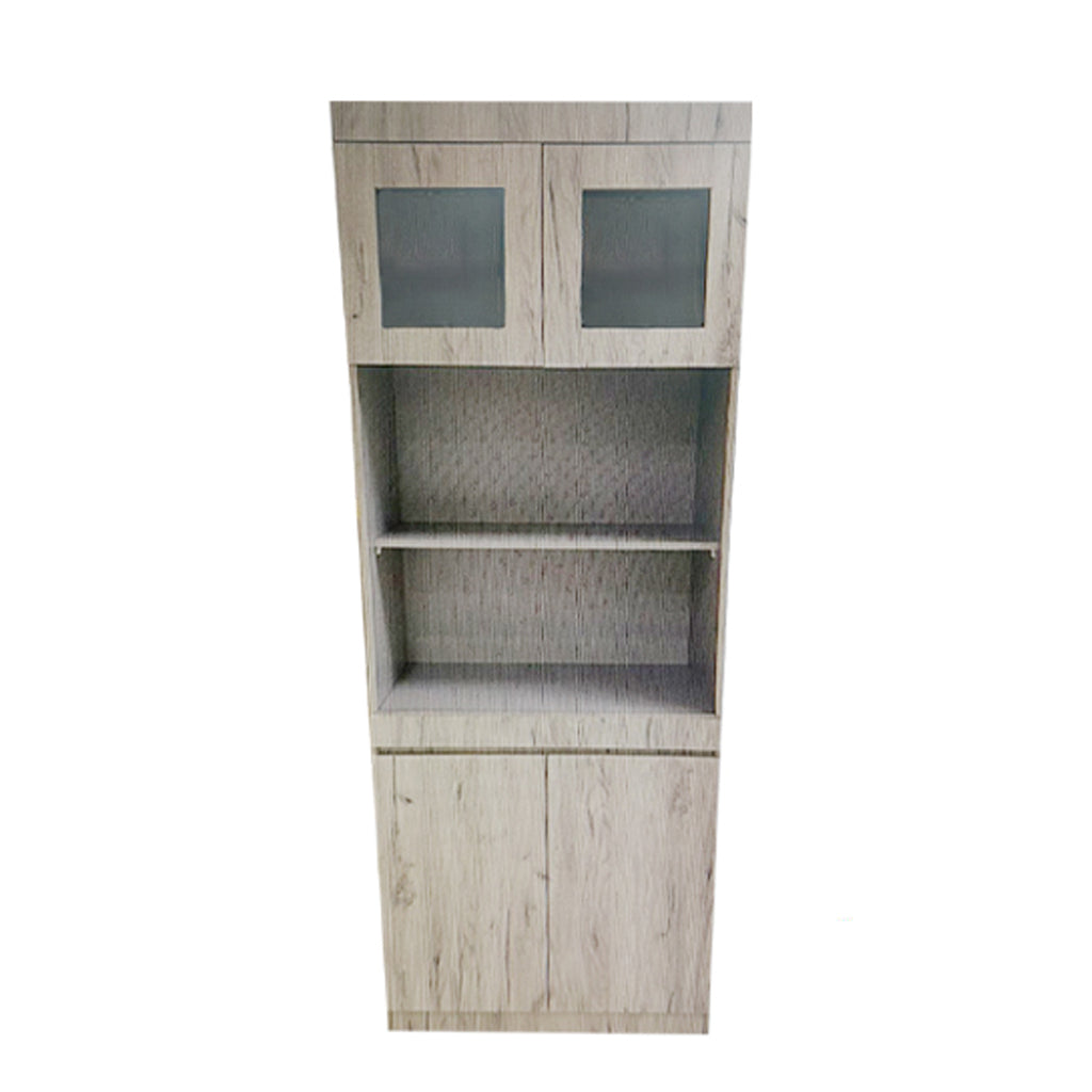 Athena 3 Bookshelf With Glass Doors in 3 Colours