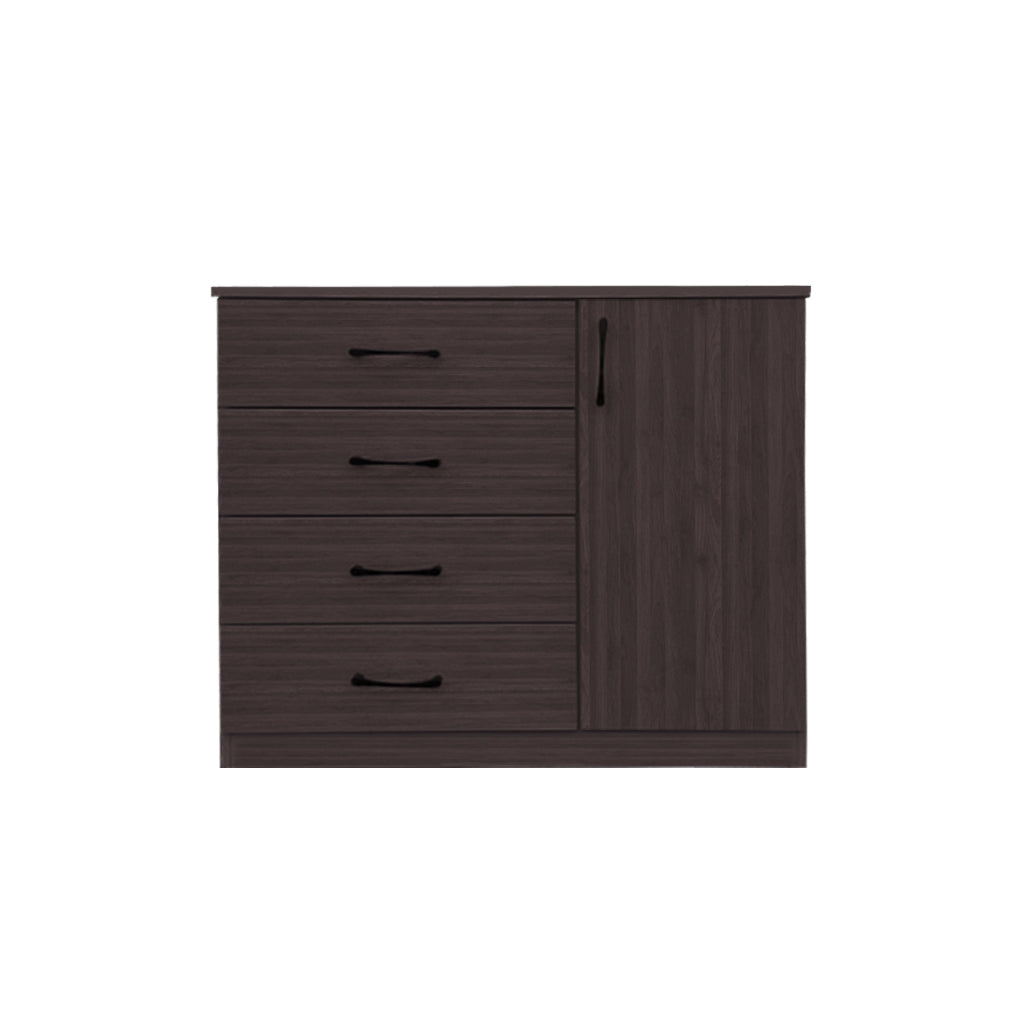 Hersh Premium Chest of Drawers Collection CARB-P2 Certified Board Full Laminated Back Panel in 6 Colours