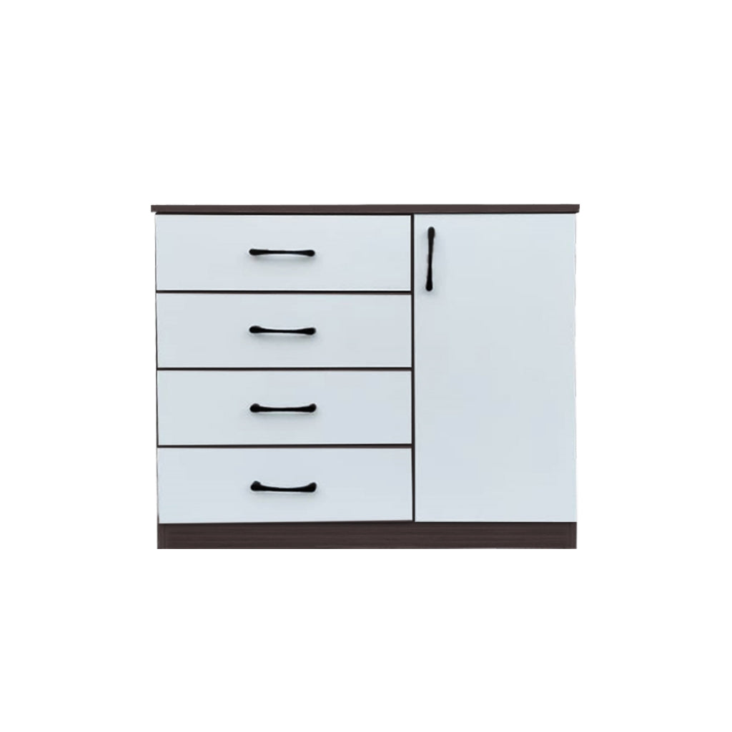 Hersh Premium Chest of Drawers Collection CARB-P2 Certified Board Full Laminated Back Panel in 6 Colours