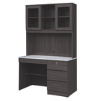 Tonee Writing Table/ Study Desk with Drawers w/ Lock and Shelf CARB-P2 Certified Board