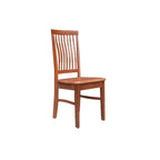 Aisha Dining Chair Collection Solid Wood with Marble or Cushioned Seat in Walnut/Cherry