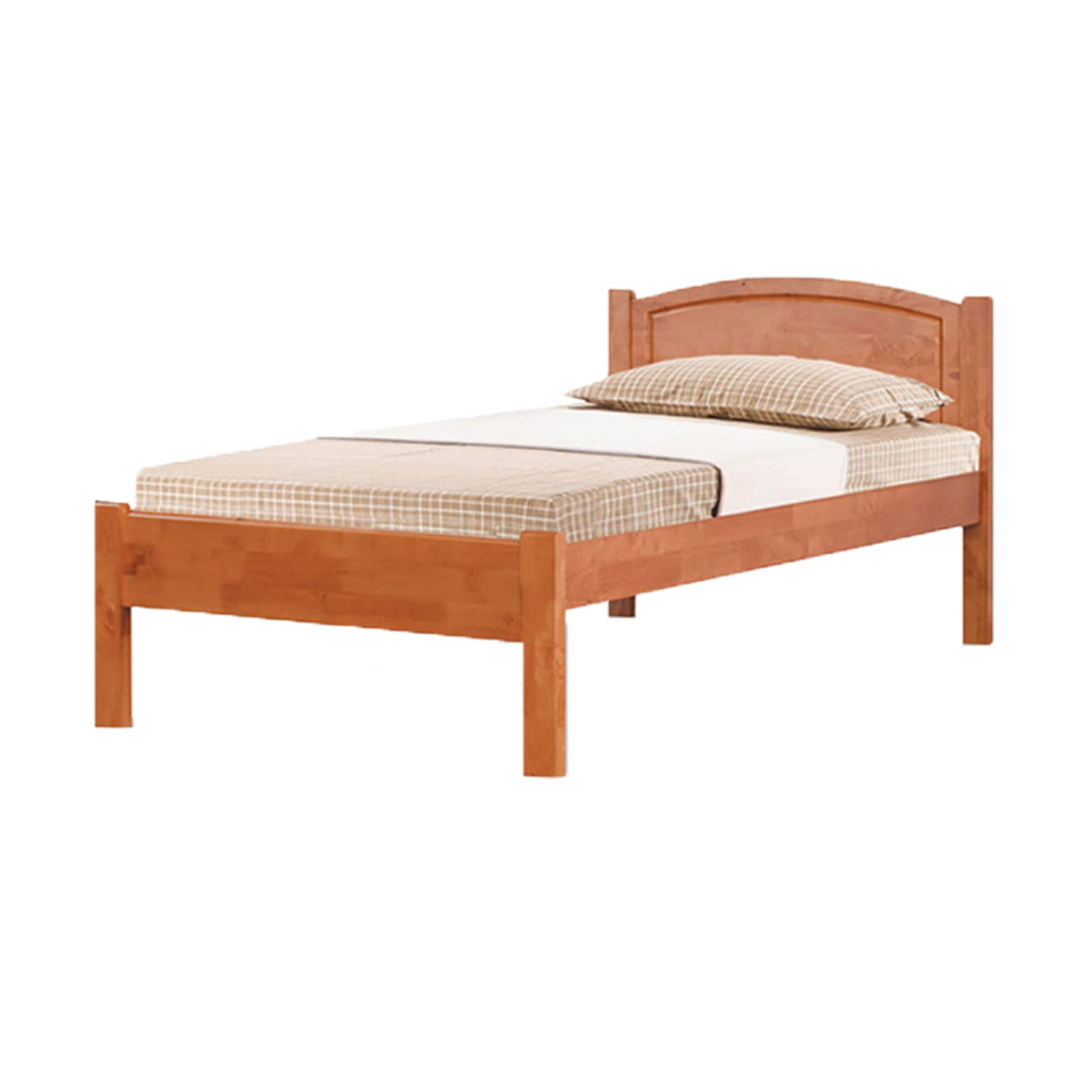 Finn Wooden Bed Frame Cherry In Single/Super Single Size