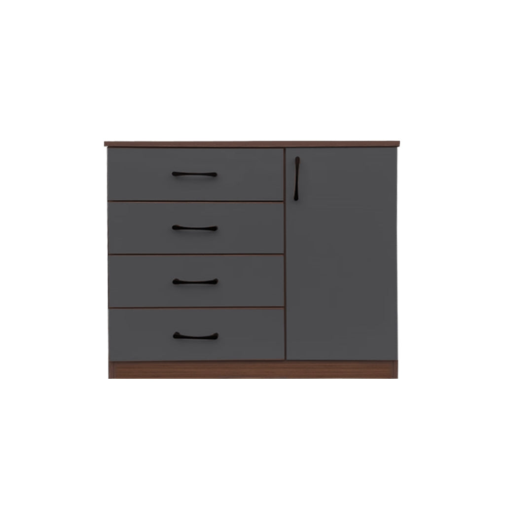 Hersh Premium Chest of Drawers Collection CARB-P2 Certified Board Full Laminated Back Panel in 6 Colours