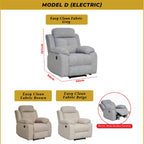 Scarlet Model D Premium Single Sofa Electric Recliner