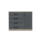 Hersh Premium Chest of Drawers Collection CARB-P2 Certified Board Full Laminated Back Panel in 6 Colours