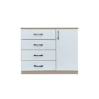 Hersh Premium Chest of Drawers Collection CARB-P2 Certified Board Full Laminated Back Panel in 6 Colours