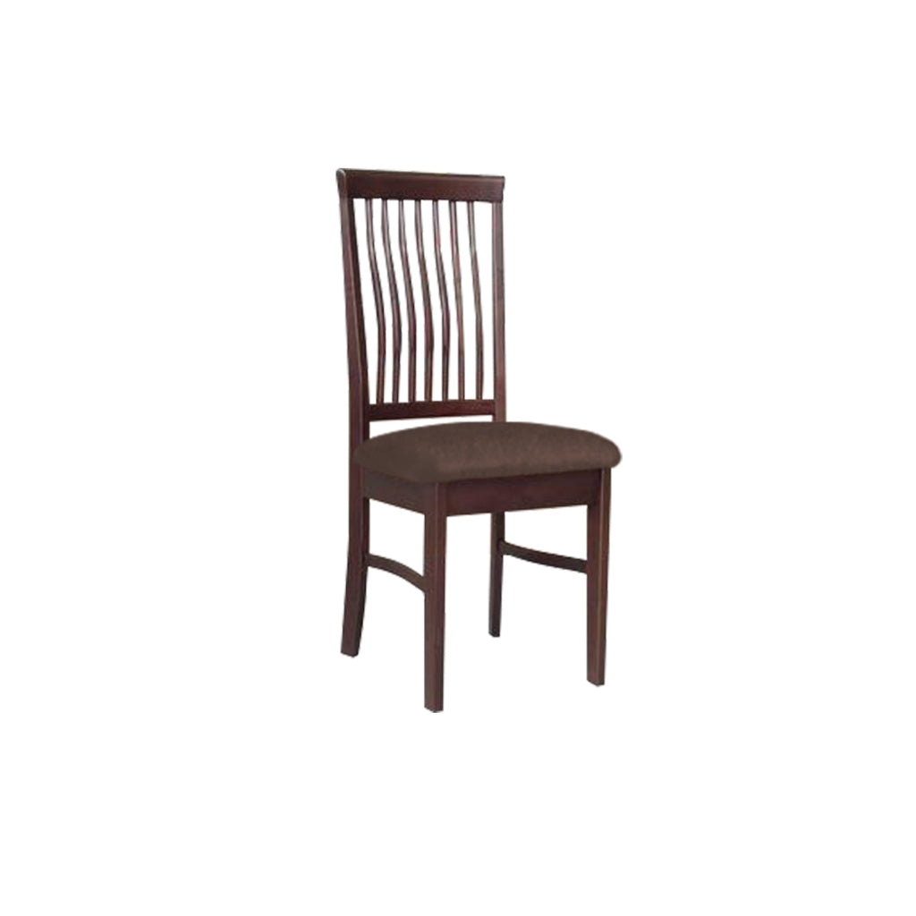 Aisha Dining Chair Collection Solid Wood with Marble or Cushioned Seat in Walnut/Cherry