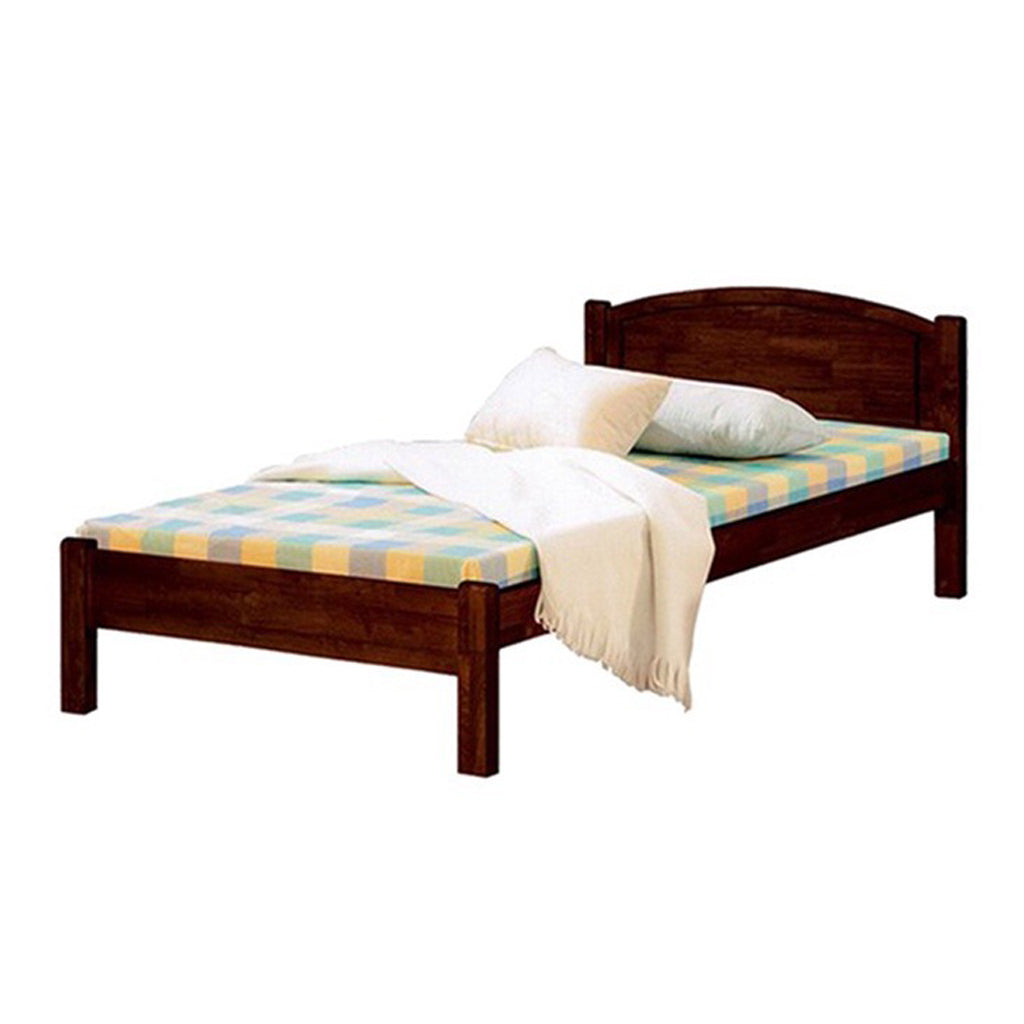 Finn Wooden Bed Frame Walnut In Single/Super Single Size