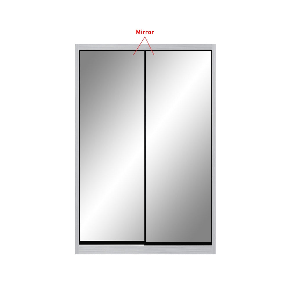 Frankfurt Series 4FT 2-Door Sliding Door Wardrobe in 50 Models Available