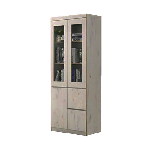 Image of Athena 4 Bookshelf With Glass Doors