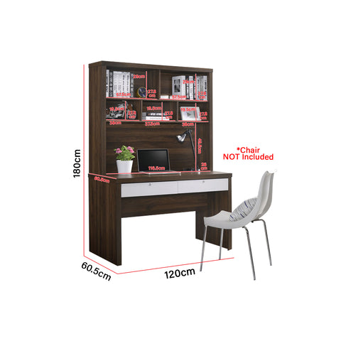 Image of Ayer Series 4 Study Table In Walnut