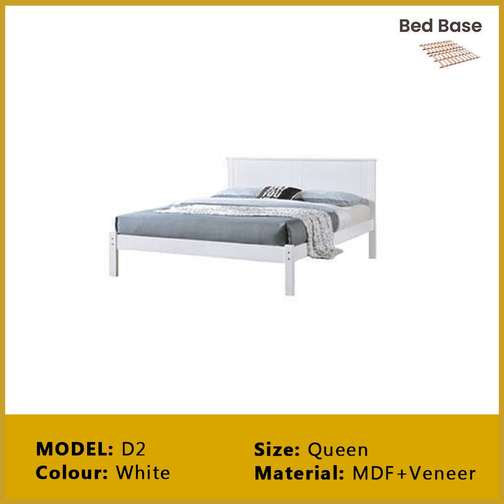 Britton Wooden Bedframe Collection Solid Wood - Queen Size with Mattress Option