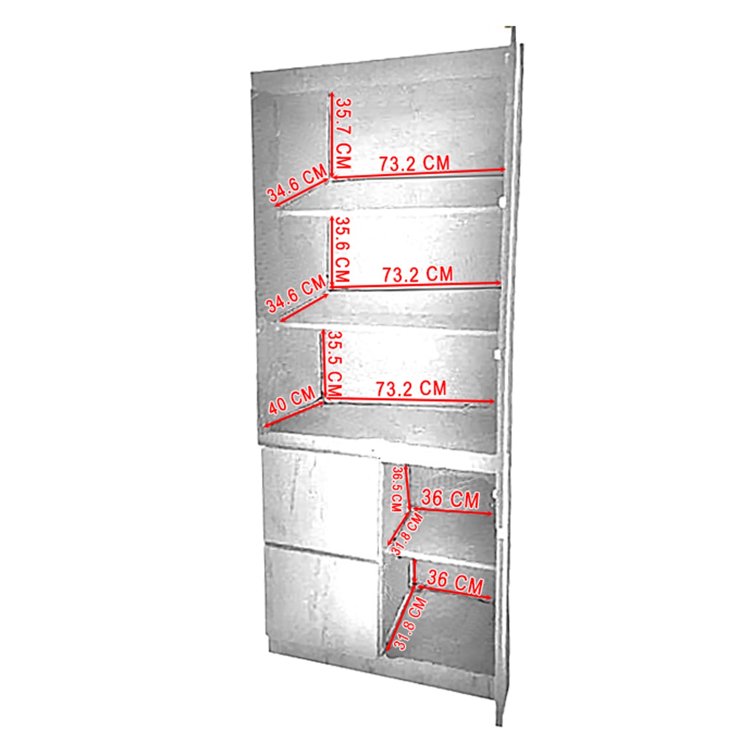 Athena 4 Bookshelf With Glass Doors in 3 Colours