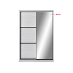 Frankfurt Series 4FT 2-Door Sliding Door Wardrobe in 50 Models Available