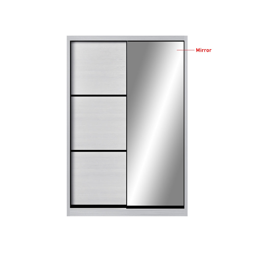 Frankfurt Series 4FT 2-Door Sliding Door Wardrobe in 50 Models Available