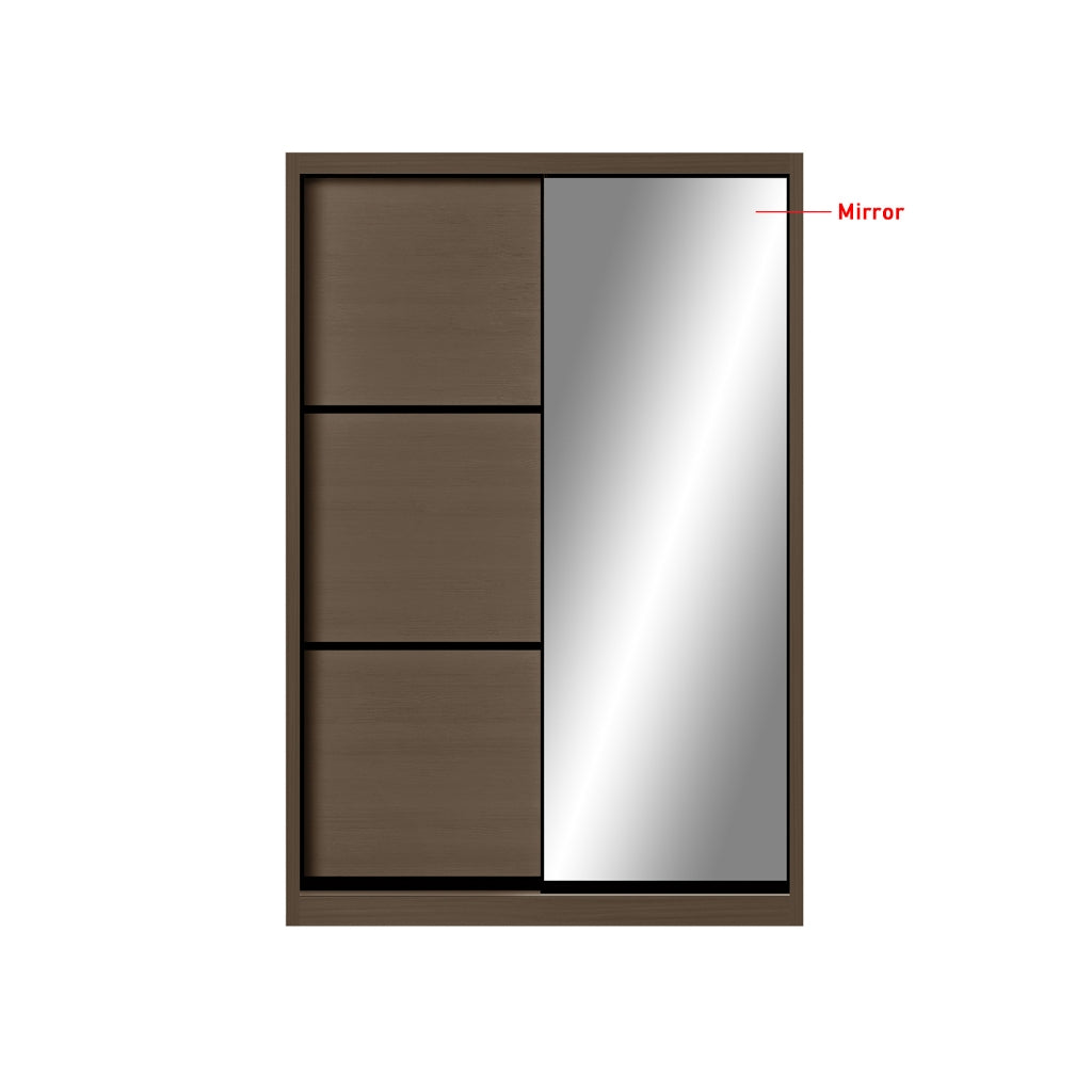 Frankfurt Series 4FT 2-Door Sliding Door Wardrobe in 50 Models Available