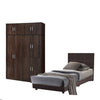 Toluca Bedroom Set Series 5 Includes Wardrobe/Bed Frame/Mattress - All Sizes Available