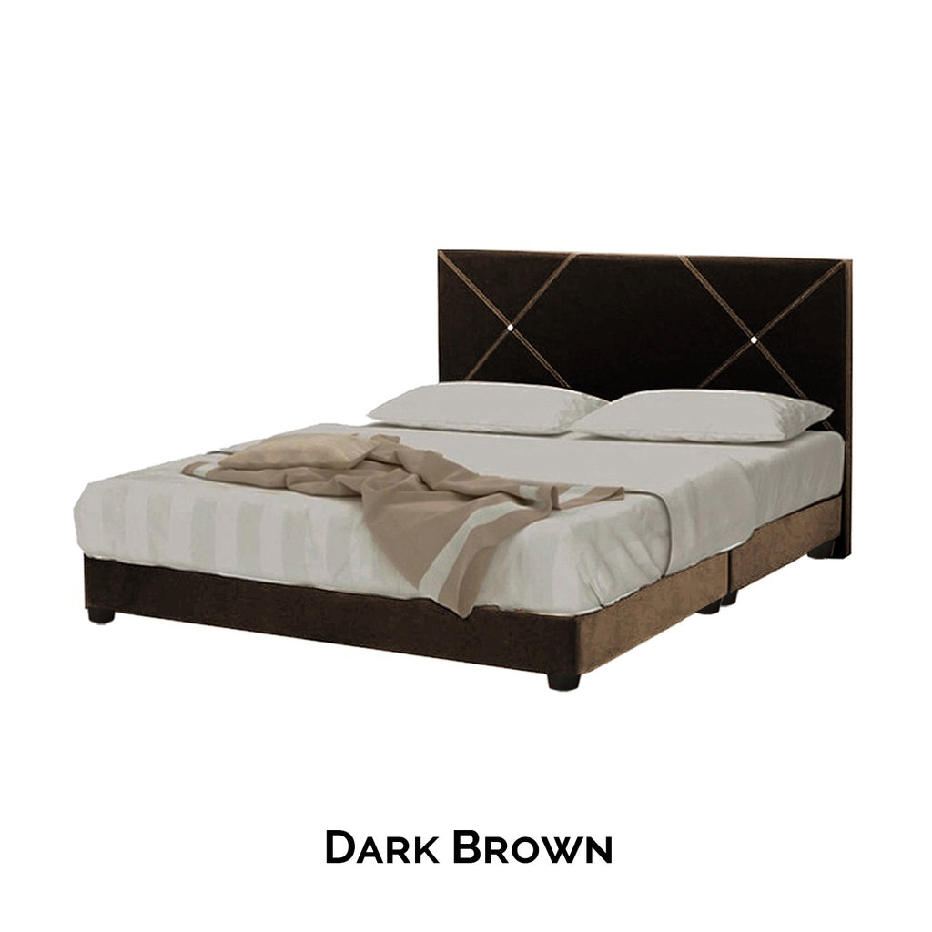 Sabrina Bed Frame + 10 inch Posture Plus Euro Top Mattress In Single, Super Single, Queen, and King Size (Copy)